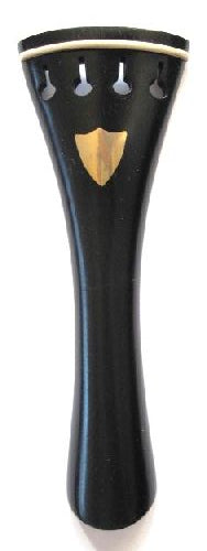 Violin tailpiece-French-Ebony-white saddle-Herald