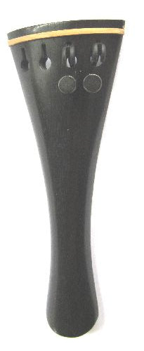 Violin tailpiece-French-Ebony-"Schmidt tailpiece"-white saddle-2 tuners