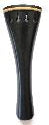 Violin tailpiece-French-Ebony-White saddle-108mm