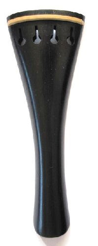 Violin tailpiece-French-Ebony-White saddle-105