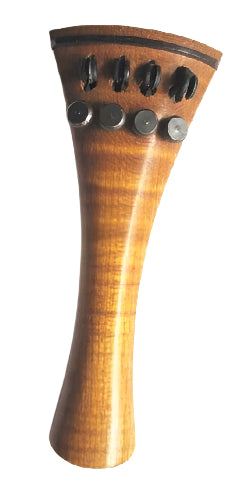 Viola tailpiece-French-"Schmidt tailpiece"-boxwood-European-4 tuners