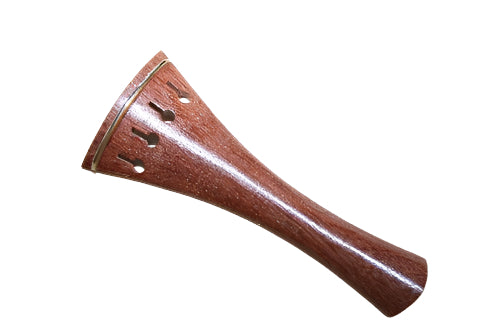 Violin tailpiece-French-Mahogany-gold saddle