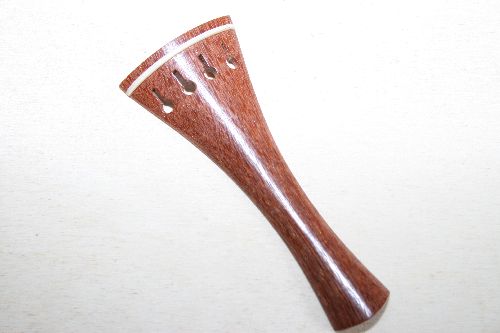 Violin tailpiece-French-Mahogany-white saddle
