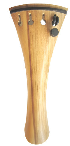 Violin tailpiece-French-olive wood-"Schmidt tailpiece"-1 tuner