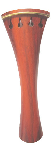 Violin tailpiece-French-Pernambuco-gold saddle