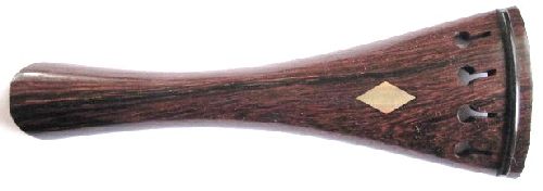 Violin tailpiece-French-Rosewood-Brass diamond