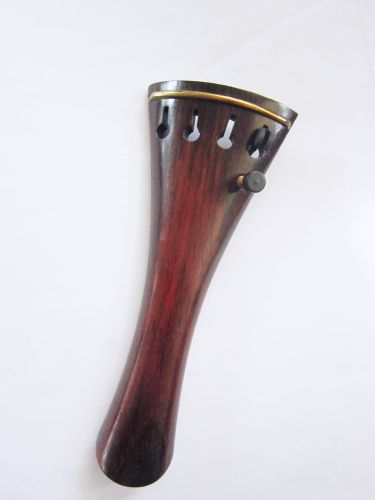 Violin tailpiece-French-Rosewood-"Schmidt"-gold saddle-1 tuner