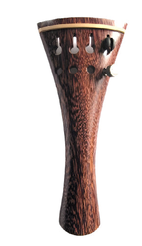 Viola tailpiece-French-"Schmidt tailpiece"-tetul-4 tuners-white saddle-125mm