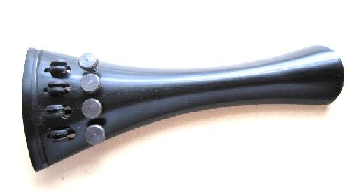 Viola tailpiece-French-"Schmidt tailpiece"-Ebony-4 tuners-135mm