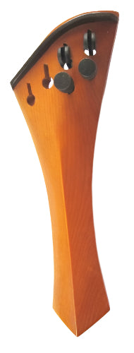 Viola tailpiece-"Schmidt Harp style"-Boxwood-white saddle--2 tuners