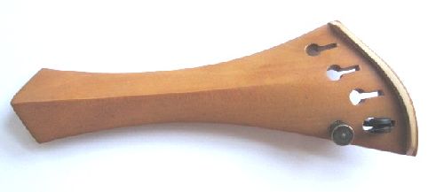 Violin tailpiece-"Schmidt Harp-style"-Boxwood-1 tuner-white saddl
