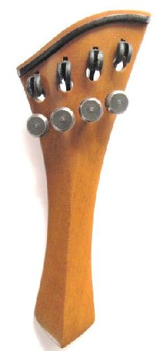 Violin tailpiece-"Schmidt Harp-style"-boxwood-4tuners