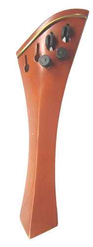 Violin tailpiece-"Schmidt Harp-Style"  Boxwood-2 tuners-gold saddle