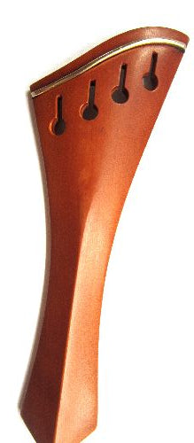 Viola tailpiece-"Schmidt Harp style"-Boxwood-gold saddle-135mm