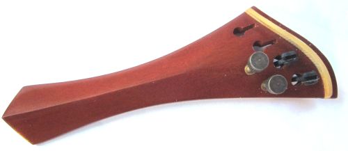 Violin tailpiece-"Schmidt Harp-style"-Boxwood-white saddle-2 tuners