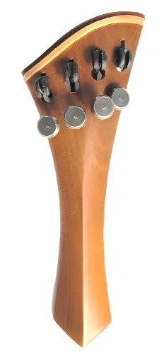 Viola tailpiece-"Schmidt Harp style"-Boxwood-white saddle4 tuners