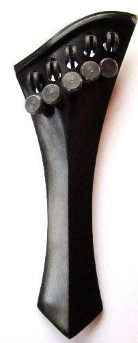 Violin tailpiece-"Schmidt Harp-style"-Ebony-5 strings-5 tuners