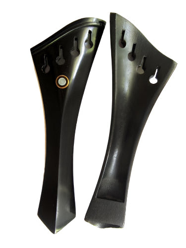 Violin tailpiece-"Shamidt harp style"-Ebony-Parisian eye-Hollow