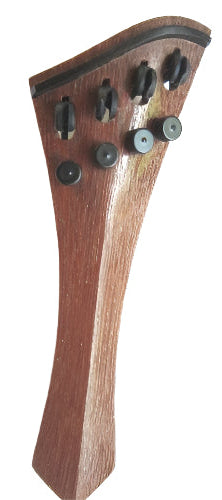 Violin tailpiece-"schmidt harp-style"-Mahogany-4tuner