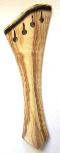 Violin tailpiece-"Schmidt Harp-style"-Olive wood
