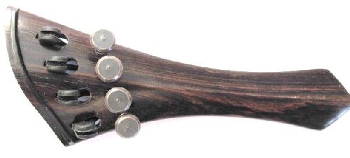 Viola Tailpiece-"Schmidt Harp style" -Rosewood-ebony saddle-4 tuners-hollow
