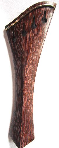 Violin tailpiece-"Schmidt harp-style"-Tetul-gold saddle