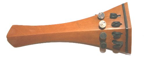 Viola tailpiece-Hill-"Schmidt" model-Boxwood-4 tuners-135mm