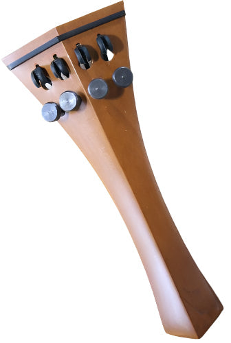 violin tailpiece-Hill-"Schmidt tailpiece"-Boxwood-ebony saddle-4 tuners