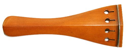 Violin Tailpiece-Hill-Boxwood- Silver saddle