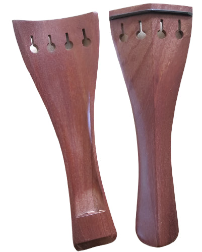 Violin tailpiece-Hill-Crabwood-ebony saddle-hollow