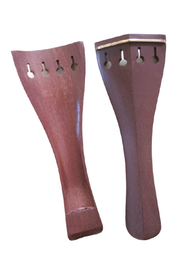 Violin tailpiece-Hill-crabwood-gold saddle-hollow