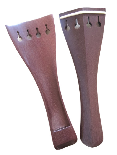 Violin tailpiece-Hill-Crabwood-white saddle-hollow