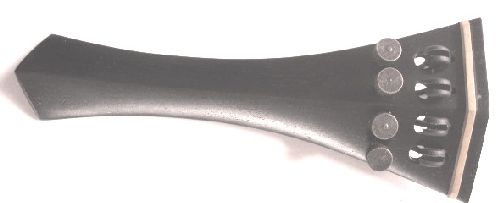 Violin tailpiece-Hill-"Schmidt"-ebony-4 carbon fiber tuners-white fret-108mm