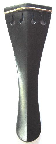 Violin tailpiece-Hill-Ebony-gold saddle