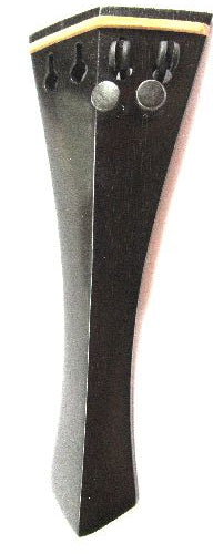 Violin tailpiece-Hill-"Schmidt tailpiece"-Ebony-white saddle-2 tuners- hollow