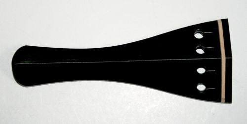 Violin tailpiece-Hill-Ebony-white saddle-105mm
