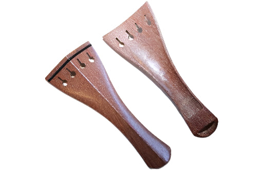 Violin tailpiece-Hill-Mahogany-ebony saddle-hollow