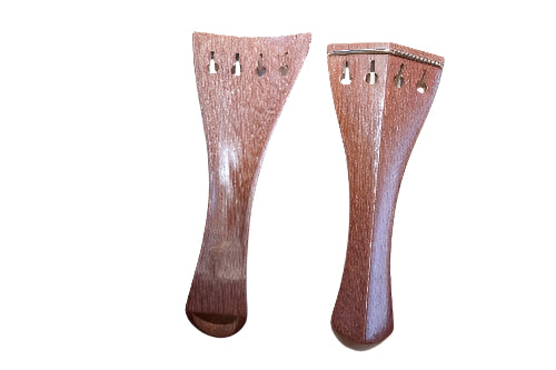 Violin tailpiece-Hill-Mahogany-gold saddle-hollow