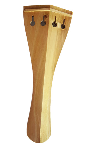 Violin tailpiece-Hill-Italian Olive-white saddle-114mm