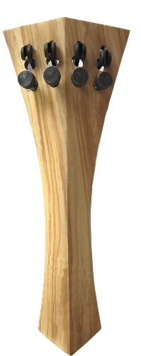 Viola tailpiece-Hill-"Schmidt" model-Olive-4 tuners-no saddle