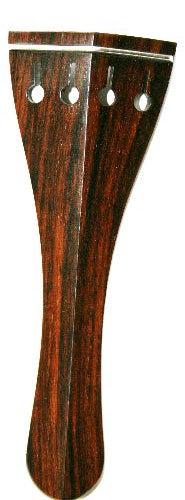 Violin tailpiece-Hill-Rosewood-silver saddle