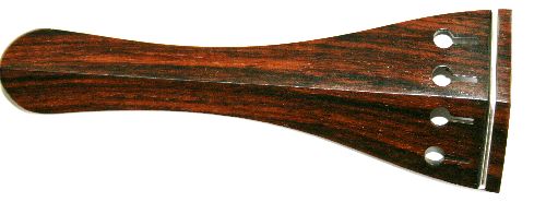 Violin tailpiece-Hill-Rosewood-silver saddle