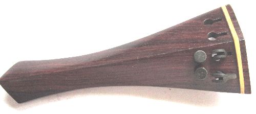 Viola tailpiece-Hill-"Schmidt"-Rosewood-white saddle-2 tuners-125mm