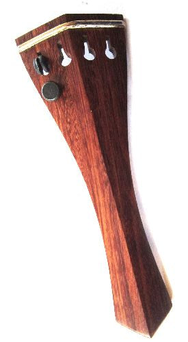 Violin tailpiece-Hill-"Schmidt tailpiece"-Tetul-gold saddle-1 tuner