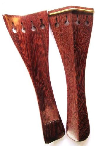 Violin tailpiece-Hill-Tetul-gold saddle-hollowed