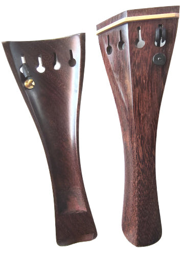 Violin tailpiece-Hill-Tetul-white saddle-1 tuner-Hollow