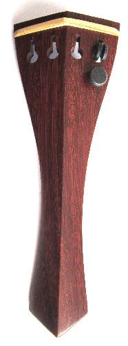 Violin tailpiece-Hill-"Schmidt tailpiece"-Tetul-white saddle-1tuner