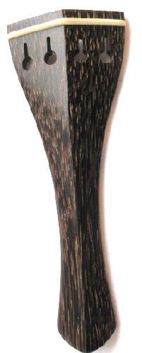 Violin Tailpiece-Hill-Tigerwood-white saddle