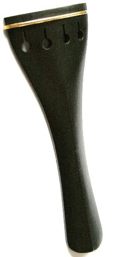 Violin Tailpiece-Mirhill-Ebony-gold saddle