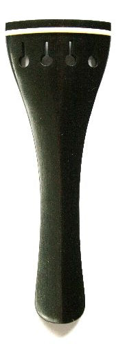 Violin Tailpiece-Mirhill-Ebony-white saddle